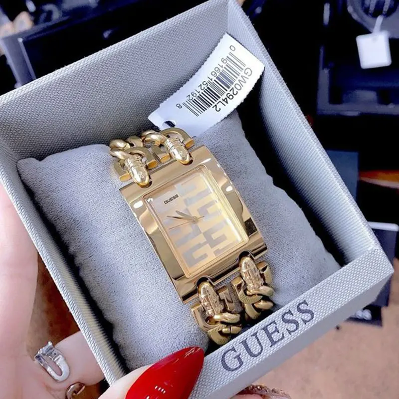 Guess Mod Champagne Dial 40th Anniversary Ladies Watch- GW0294L2